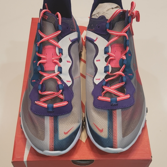 Nike React Element 87 Red Orbit| Brand New In The Original Box|Size 14 - Picture 3 of 9